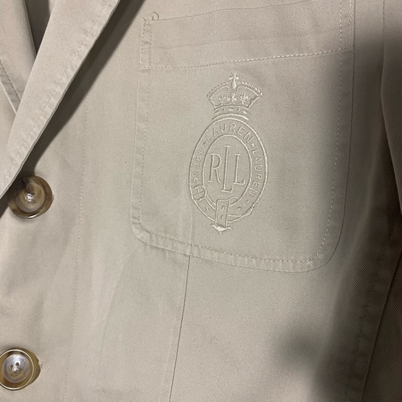 Ralph Lauren beige blazer/coat - Picture 2 of 5